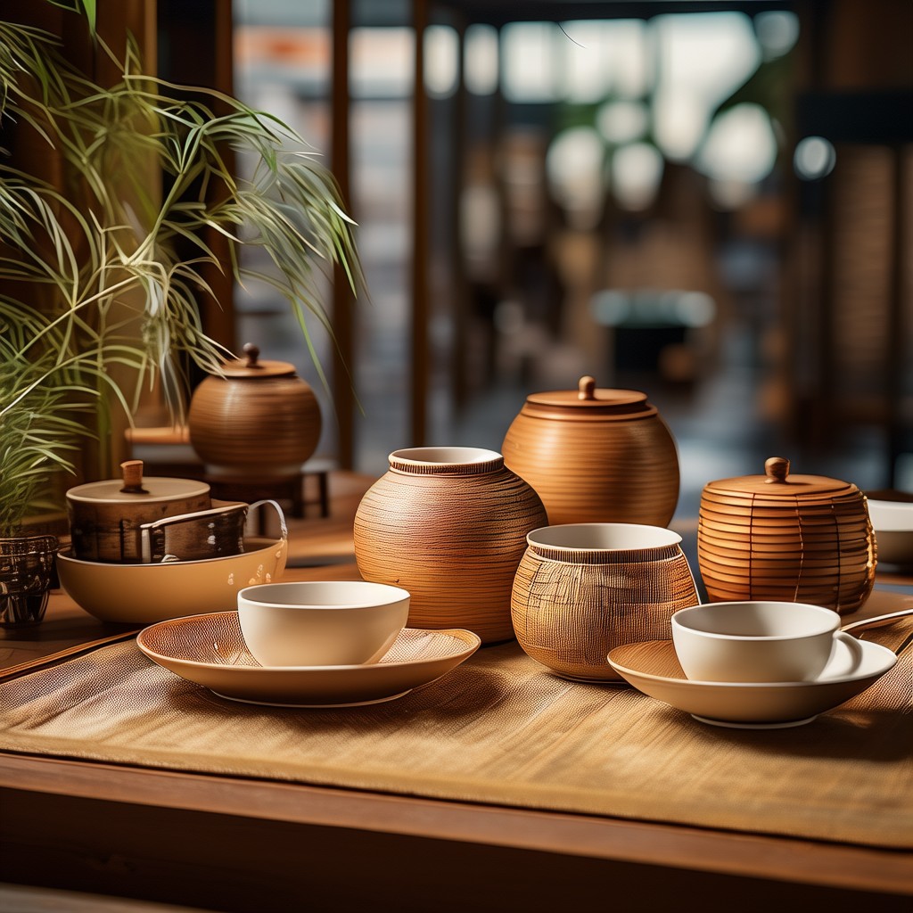 东方竹艺茶具，走进日本茶道市场