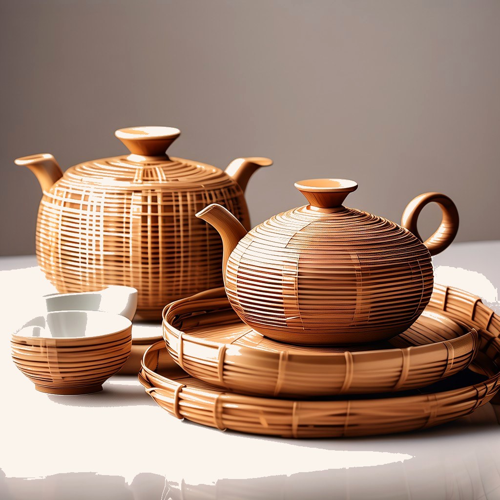 精编竹丝茶具套组